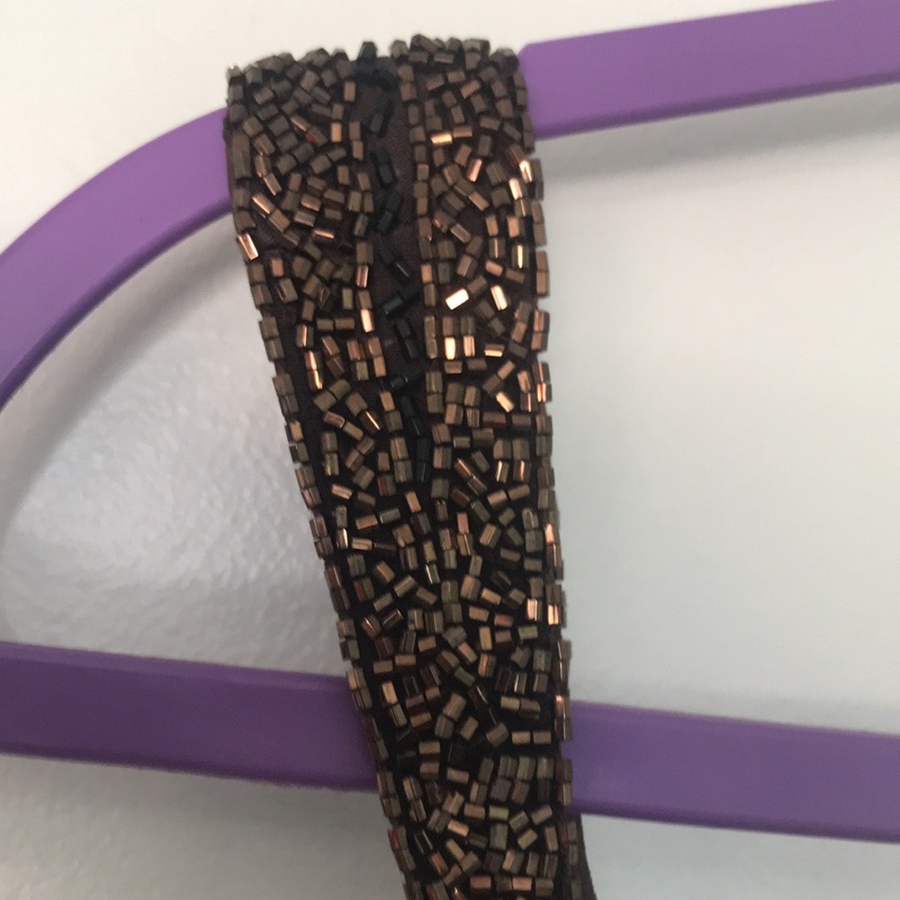 Black Tie Oleg Cassini beaded vintage gown size 10? - Picture 8 of 14